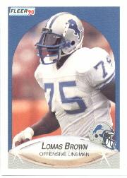 1990 Fleer #278 Lomas Brown