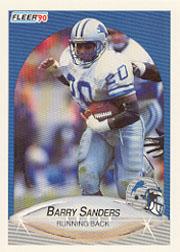 1990 Fleer #284 Barry Sanders