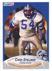 1990 Fleer #286 Chris Spielman