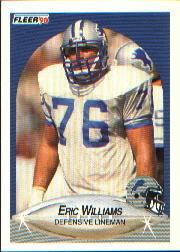 1990 Fleer #287 Eric Williams RC