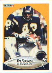 1990 Fleer #314 Tim Spencer