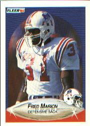 1990 Fleer #322 Fred Marion