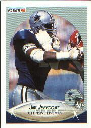 1990 Fleer #390 Jim Jeffcoat
