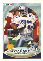 1990 Fleer #395 Derrick Shepard RC
