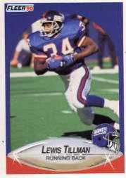 1990 Fleer Update #U13 Lewis Tillman