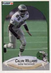 1990 Fleer Update #U19 Calvin Williams RC