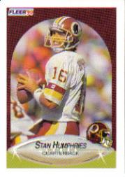 1990 Fleer Update #U23 Stan Humphries RC