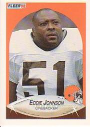 1990 Fleer Update #U32 Eddie Johnson RC