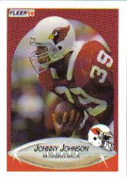 1990 Fleer Update #U43 Johnny Johnson RC