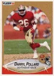 1990 Fleer Update #U50 Darryl Pollard RC