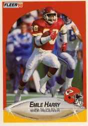 1990 Fleer Update #U89 Emile Harry RC