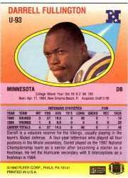 B5229- 1990 Fleer Update FB Cards 1-120 +Rookies -You Pick- 15+ FREE US SHIP - Bild 157 von 205