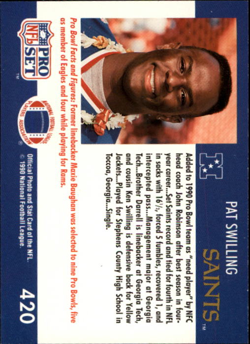 Sports Card Back