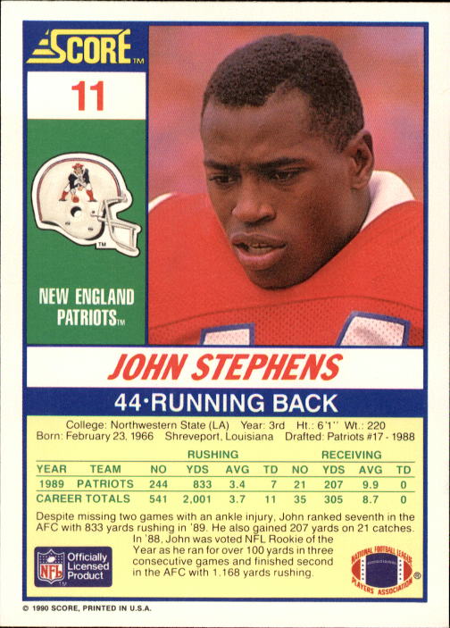 A1416- 1990 Score Football Card #s 1-250 +Rookies -You Pick- 15+ FREE US SHIP - Picture 17 of 493
