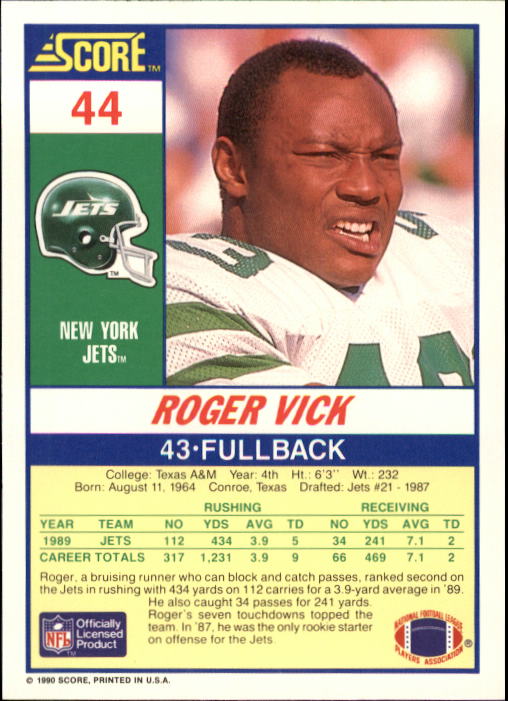 A1416- 1990 Score Football Card #s 1-250 +Rookies -You Pick- 15+ FREE US SHIP - Picture 83 of 493