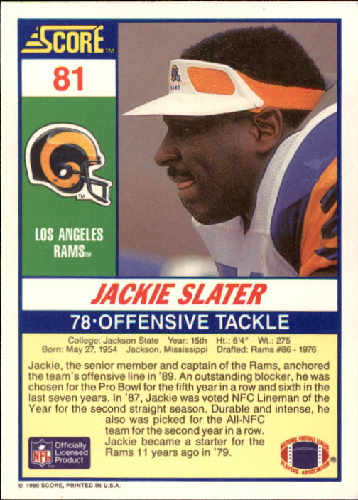 A1416- 1990 Score Football Card #s 1-250 +Rookies -You Pick- 15+ FREE US SHIP - Picture 157 of 493