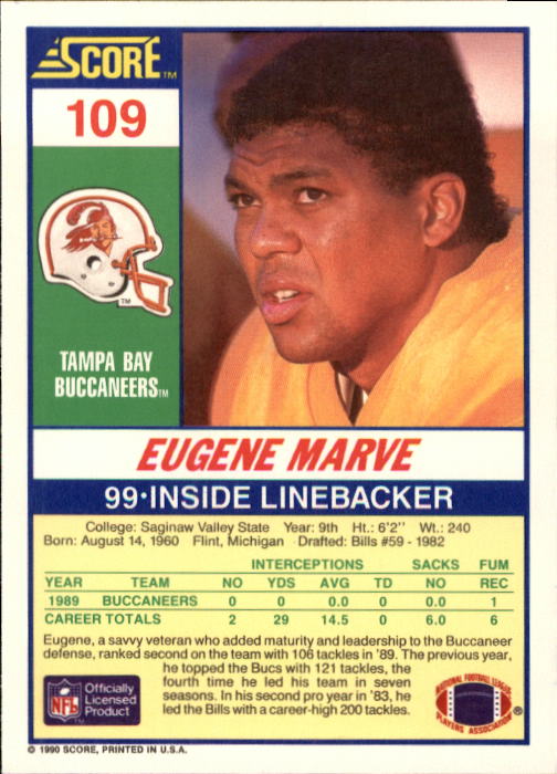 A1416- 1990 Score Football Card #s 1-250 +Rookies -You Pick- 15+ FREE US SHIP - Picture 213 of 493