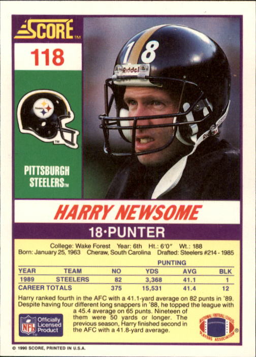A1416- 1990 Score Football Card #s 1-250 +Rookies -You Pick- 15+ FREE US SHIP - Picture 231 of 493