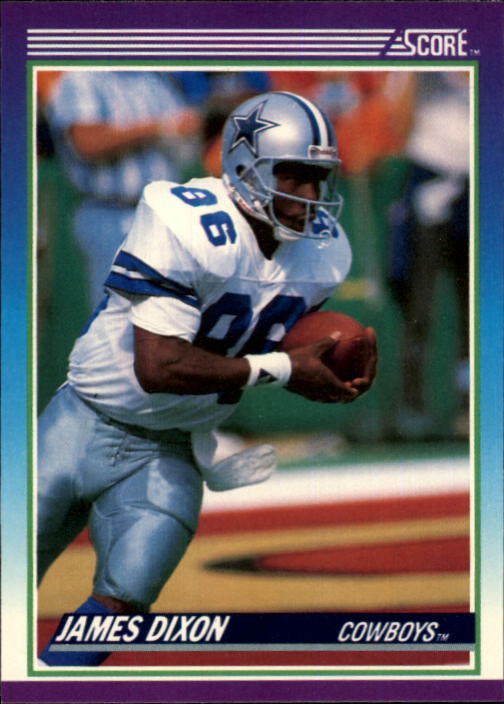 1990 Action Packed #52 James Dixon Dallas Cowboys