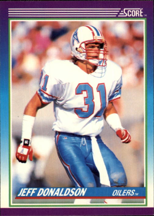 1990 Score #131 Jeff Donaldson UER/(Stats say 0 int. and/0 fumble rec., text/says 4 and 1)