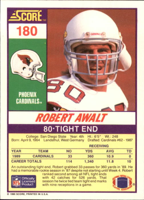 A1416- 1990 Score Football Card #s 1-250 +Rookies -You Pick- 15+ FREE US SHIP - Picture 353 of 493