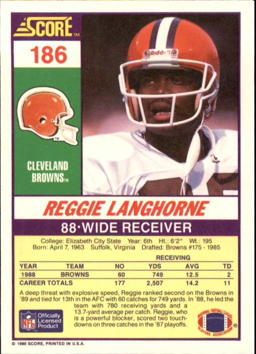 A1416- 1990 Score Football Card #s 1-250 +Rookies -You Pick- 15+ FREE US SHIP - Picture 365 of 493