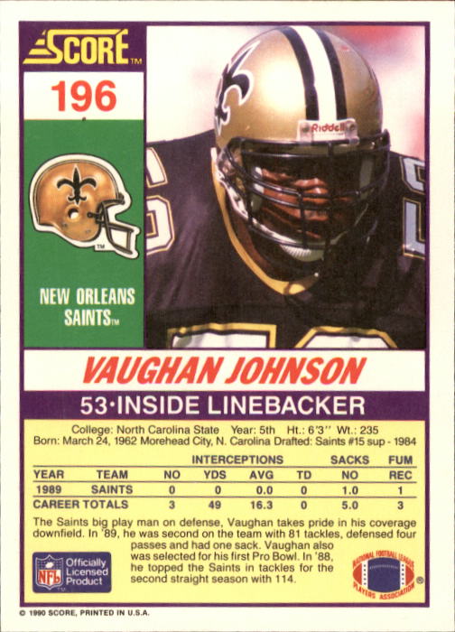 A1416- 1990 Score Football Card #s 1-250 +Rookies -You Pick- 15+ FREE US SHIP - Picture 385 of 493