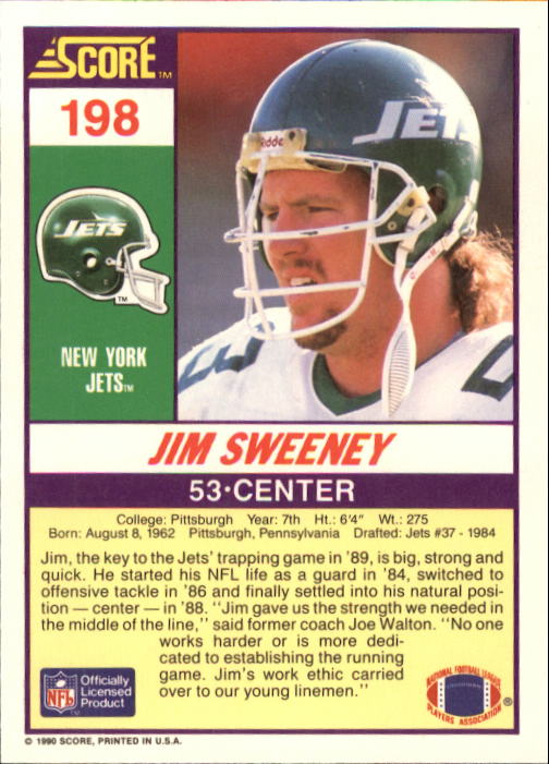A1416- 1990 Score Football Card #s 1-250 +Rookies -You Pick- 15+ FREE US SHIP - Picture 389 of 493