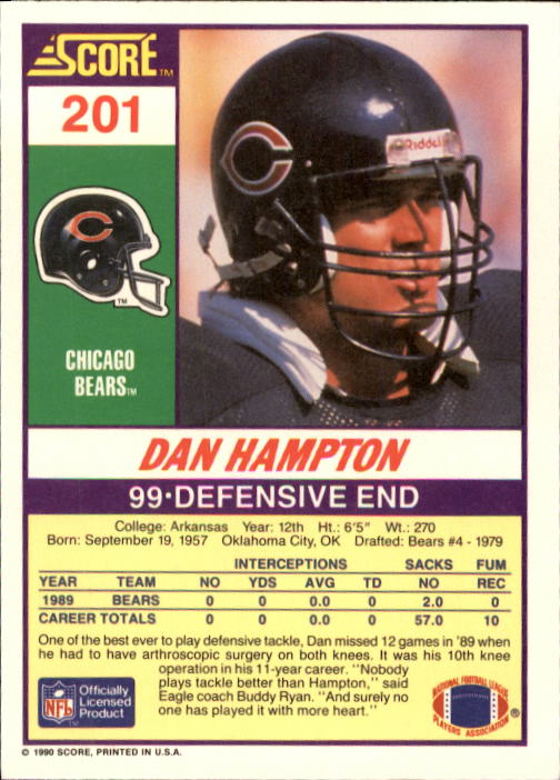 A1416- 1990 Score Football Card #s 1-250 +Rookies -You Pick- 15+ FREE US SHIP - Picture 395 of 493