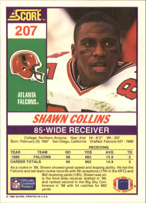 A1416- 1990 Score Football Card #s 1-250 +Rookies -You Pick- 15+ FREE US SHIP - Picture 407 of 493