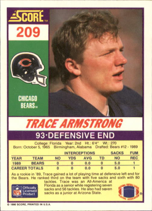 A1416- 1990 Score Football Card #s 1-250 +Rookies -You Pick- 15+ FREE US SHIP - Picture 411 of 493