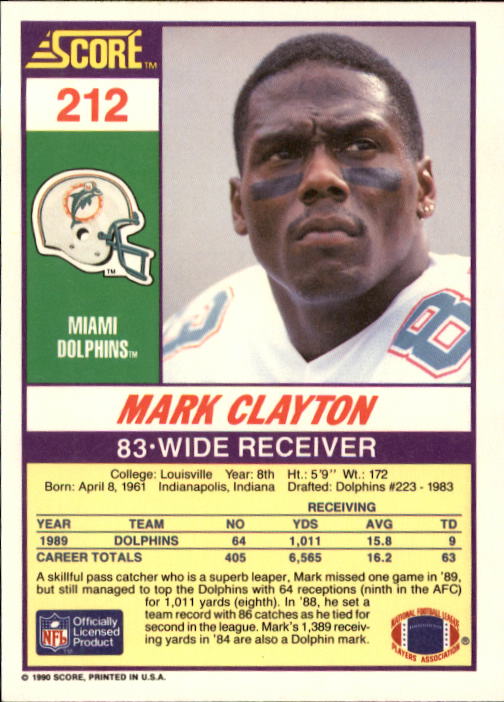A1416- 1990 Score Football Card #s 1-250 +Rookies -You Pick- 15+ FREE US SHIP - Picture 417 of 493