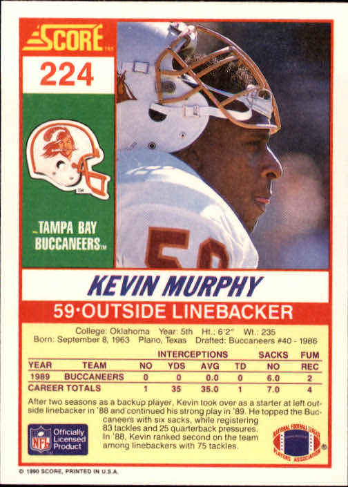 A1416- 1990 Score Football Card #s 1-250 +Rookies -You Pick- 15+ FREE US SHIP - Picture 441 of 493