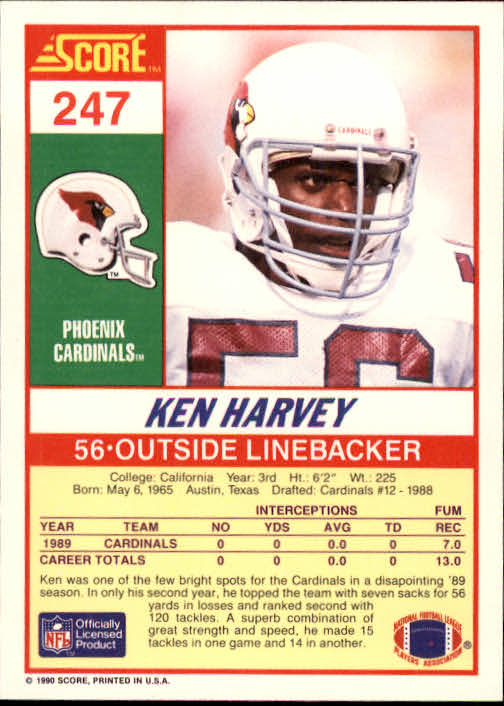 A1416- 1990 Score Football Card #s 1-250 +Rookies -You Pick- 15+ FREE US SHIP - Picture 487 of 493