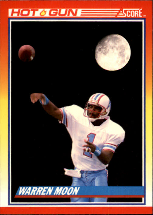 1990 Score #317 Warren Moon HG Moon