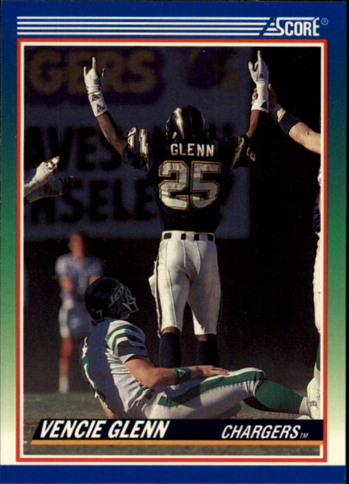 1990 Score #394 Vencie Glenn