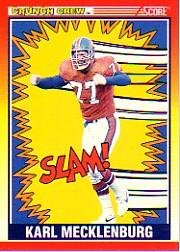 Karl Mecklenburg - Denver Broncos (NFL Football Card) 1990 Fleer