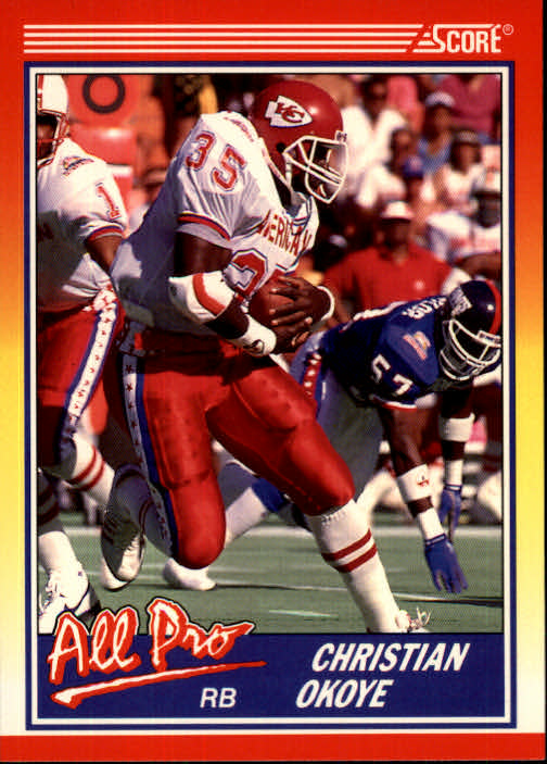 1990 Score #581 Christian Okoye AP