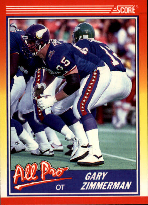 1990 Score #586 Gary Zimmerman AP