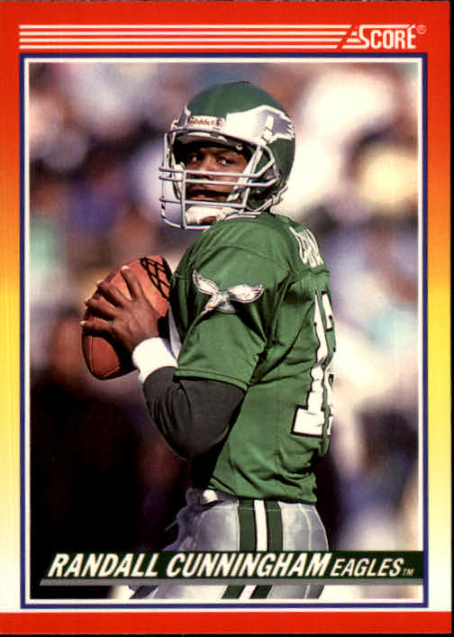 1990 Pro Set Football Card #386B Randall Cunningham