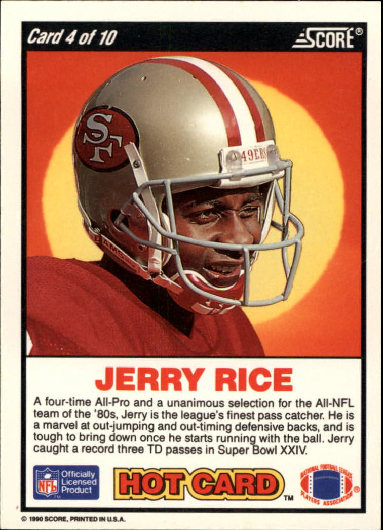 80 Hottest Jerry Rice Football Cards on