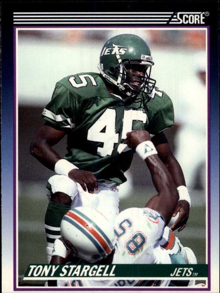 1990 Pro Set Tony Stargell Rookie New York Jets #745