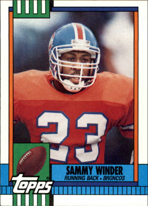 1986 Topps #113 Sammy Winder Denver Broncos