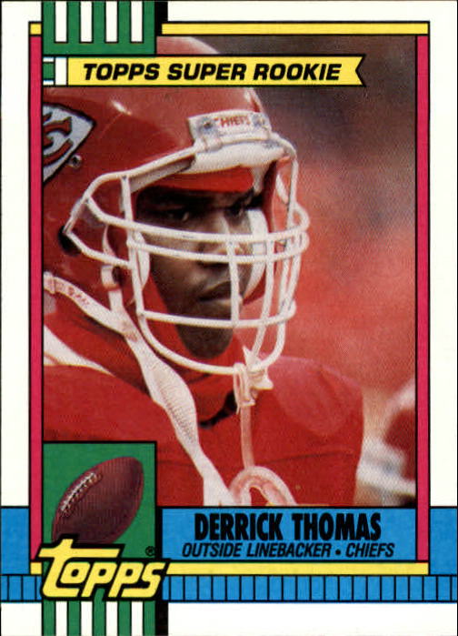 DERRICK THOMAS Signed 1989 TOPPS TRADED Card #90T Beckett Authenticated