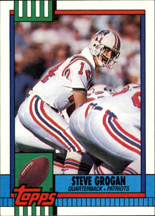 1990 Topps #418 Steve Grogan