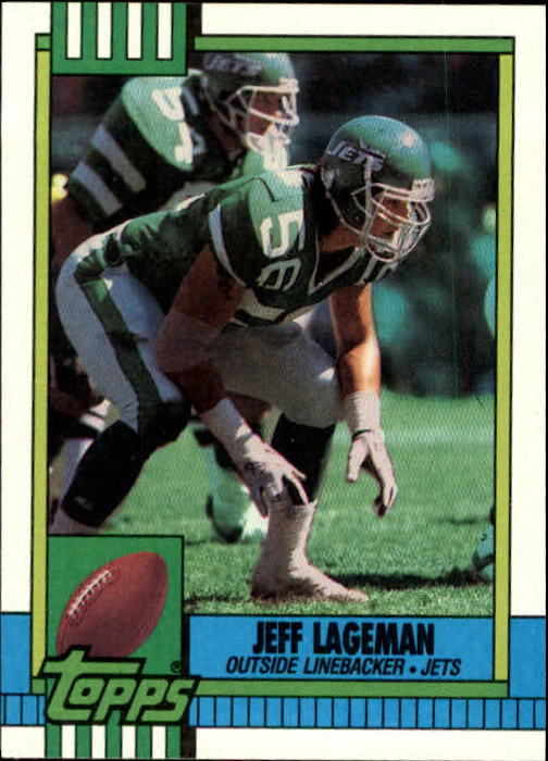 1990 Topps #449 Jeff Lageman