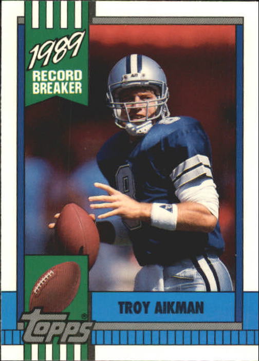 1990 Topps Tiffany #3 Troy Aikman RB