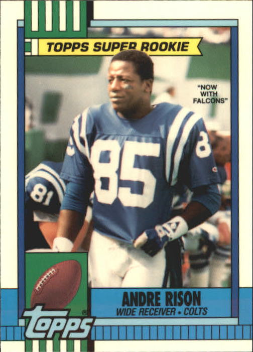 ANDRE RISON SIGNED ATLANTA FALCONS CARD #7