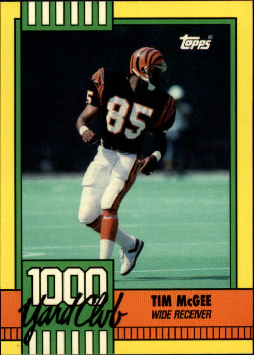 1990 Topps 1000 Yard Club #15 Tim McGee