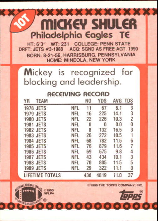 B3140- 1990 Topps Traded Fb Karte #S 1-132 + Rookies -du Pick- 15 + Gratis US - Bild 21 von 229